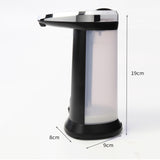 400Ml Fashion Automatic Liquid Soap Dispenser Smart Sensor Touchless ABS Electroplated Sanitizer Dispenser Soap Kitchen Bathroom