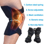 Joint Support Knee Pads Breathable Non-slip Lift Knee Pads Powerful Rebound Spring Force Knee Booster
